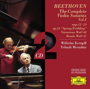CD Shop - WILHELM KEMPFF,YEHUDI MENUHIN BEETHOVEN: THE COMPLET...