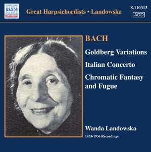 CD Shop - WANDA LANDOWSKA BACH: GOLDBERG VARIATI...