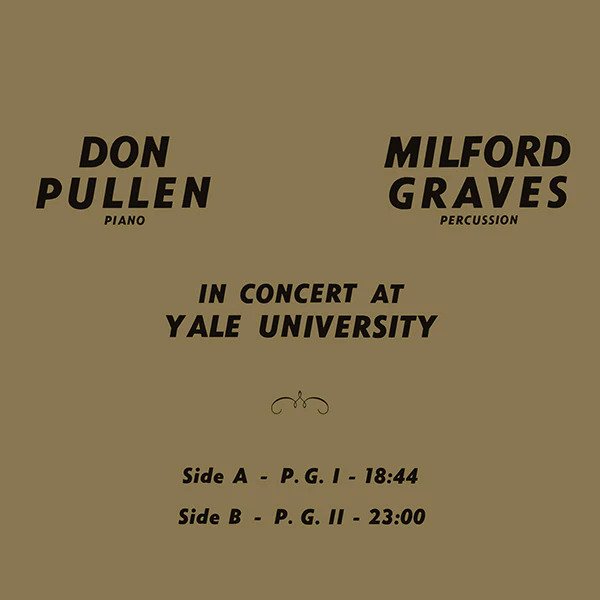 CD Shop - MILFORD & DON PULLEN GRAVES IN CONCERT AT YALE UNI...