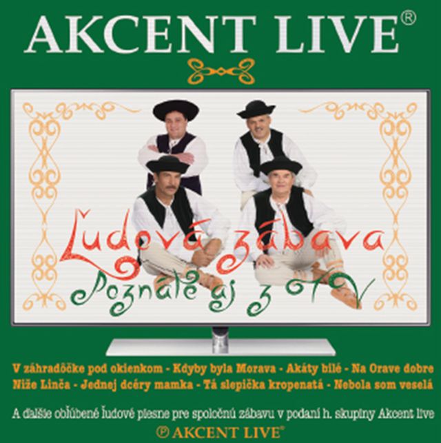 CD Shop - AKCENT LIVE Ľudová zábava