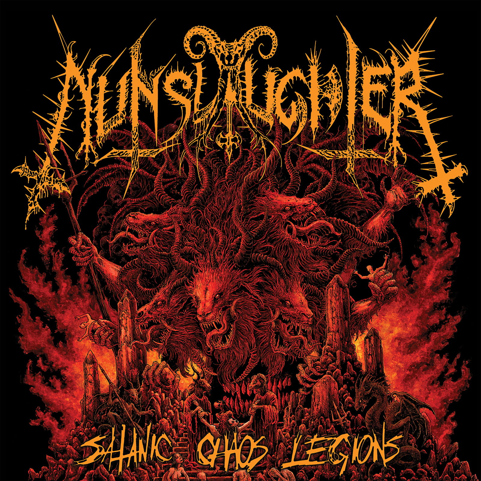 CD Shop - NUNSLAUGHTER SATANIC CHAOS LEGIONS ORA