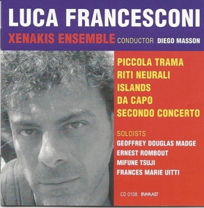 CD Shop - XENAKIS ENSEMBLE LUCA FRANCESCONI