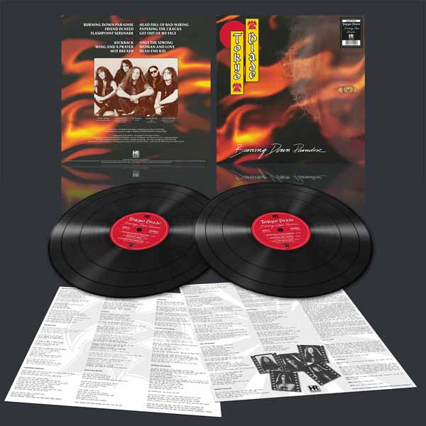 CD Shop - TOKYO BLADE BURNING DOWN PARADISE