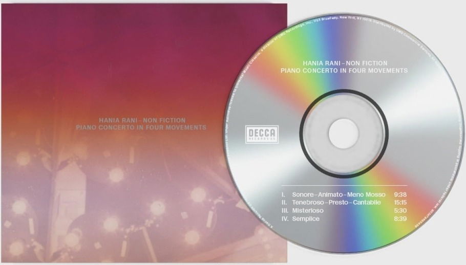 CD Shop - HANIA RANI,MANCHESTER COLLECTIVE,HUGH BRUNT NON FICTION - PIANO CO...