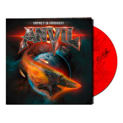 CD Shop - ANVIL (B) IMPACT IS IMMINENT RED BLACK