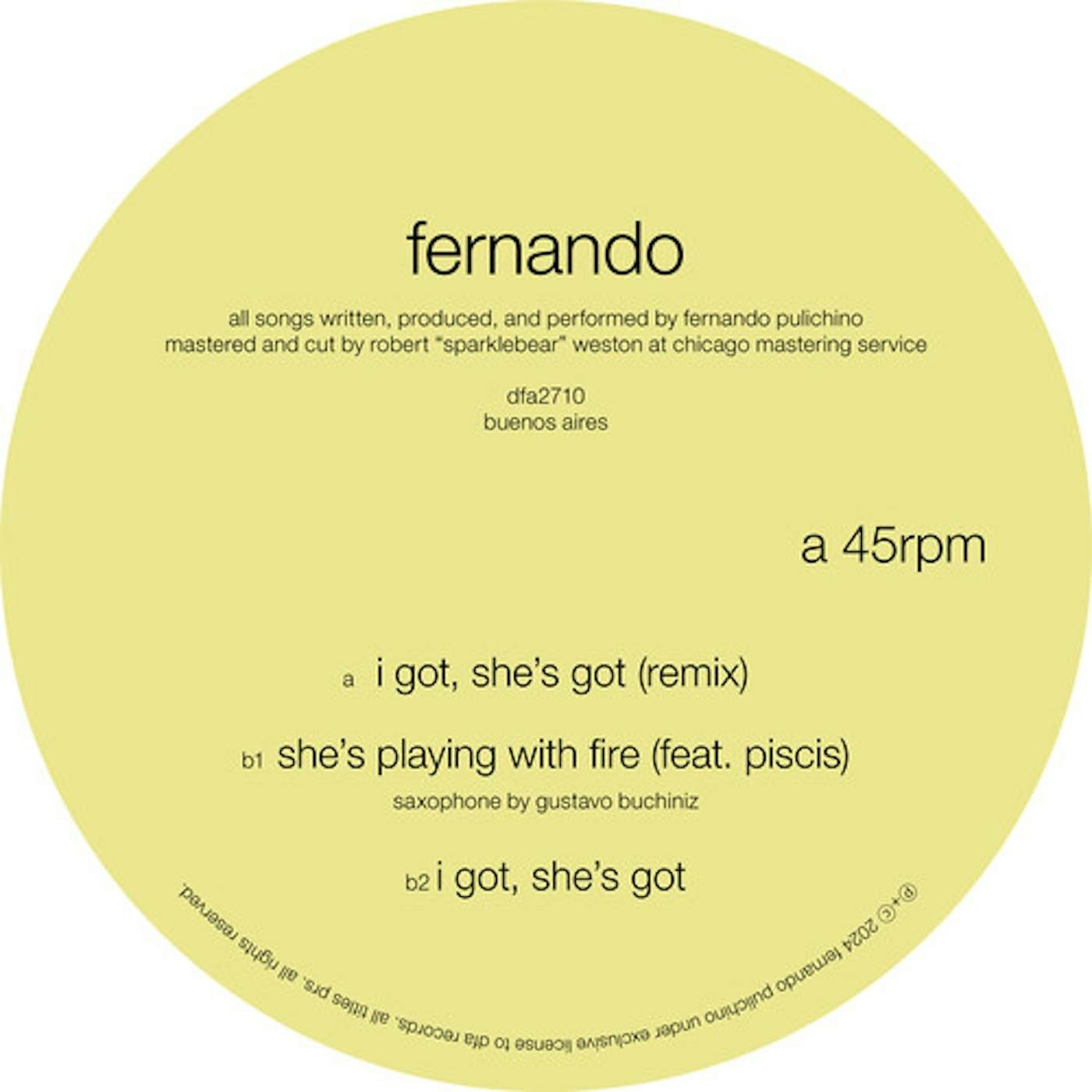CD Shop - FERNANDO I GOT, SHE\