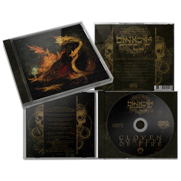 CD Shop - THE OMINOUS CIRCLE CLOVEN TONGUES OF FIRE