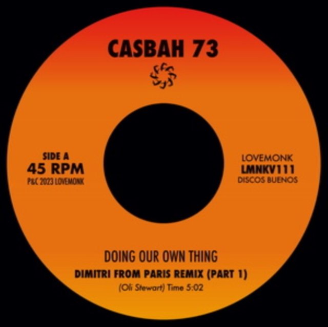 CD Shop - CASBAH 73 DOING OUR OWN THING