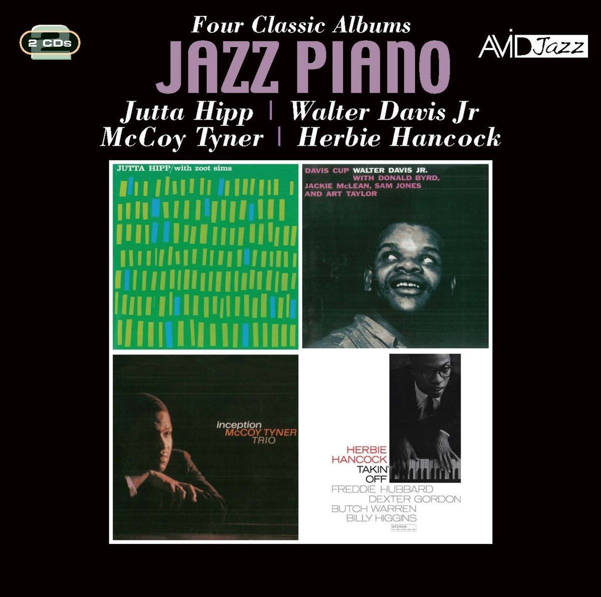CD Shop - JUTTA HIPP,WALTER DAVIS JR,MCCOY TYNER,HERBIE HANCOCK JAZZ PIANO - FOUR CLAS...