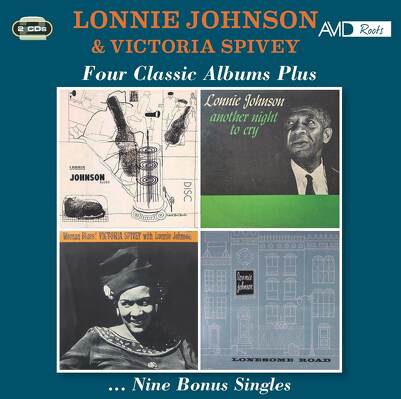 CD Shop - LONNIE JOHNSON,VICTORIA SPIVEY FOUR CLASSIC ALBUMS PLUS