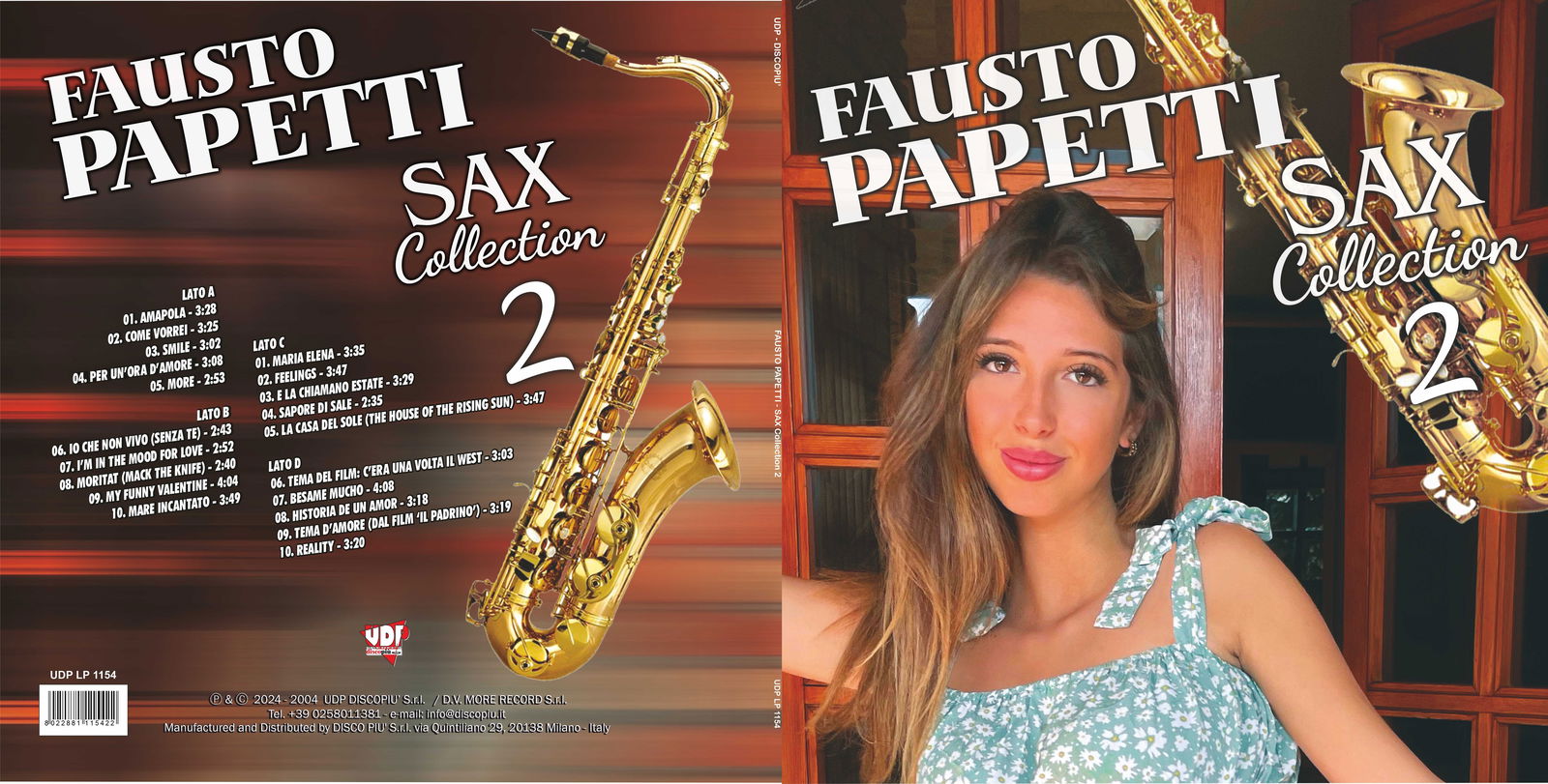 CD Shop - FAUSTO PAPETTI SAX COLLECTION 2