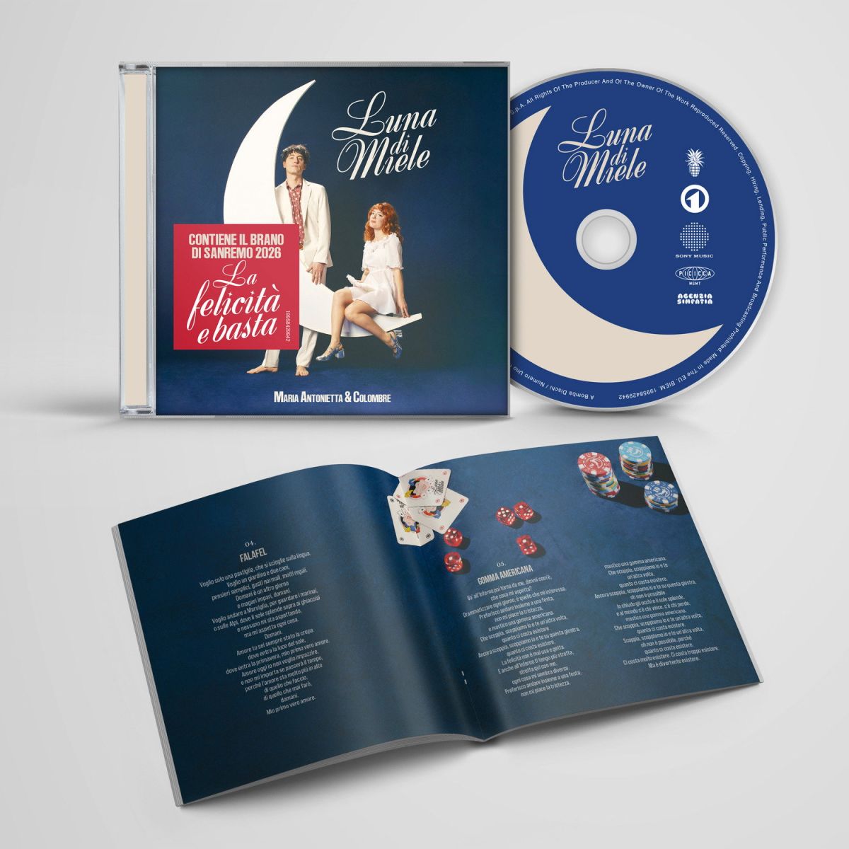 CD Shop - COLOMBRE,MARIA ANTONIETTA LUNA DI MIELE