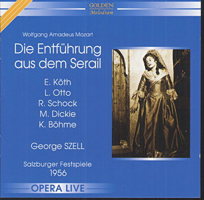 CD Shop - GEORGE SZELL MOZART: DIE ENTFUHRUNG...