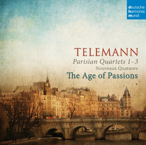 CD Shop - PETRA MULLEJANS,HILLE PERL,LEE SANTANA,MICHAEL BEHRINGER,THE AGE OF PASSIONS TELEMANN: PARISIAN QUA...