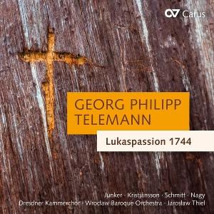 CD Shop - WROCLAW BAROQUE ORCHESTRA,DRESDNER KAMMERCHOR,JAROSLAW THIEL TELEMANN: LUKASPASSION...