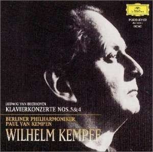 CD Shop - WILHELM KEMPFF BEETHOVEN: KLAVIERKONZ...