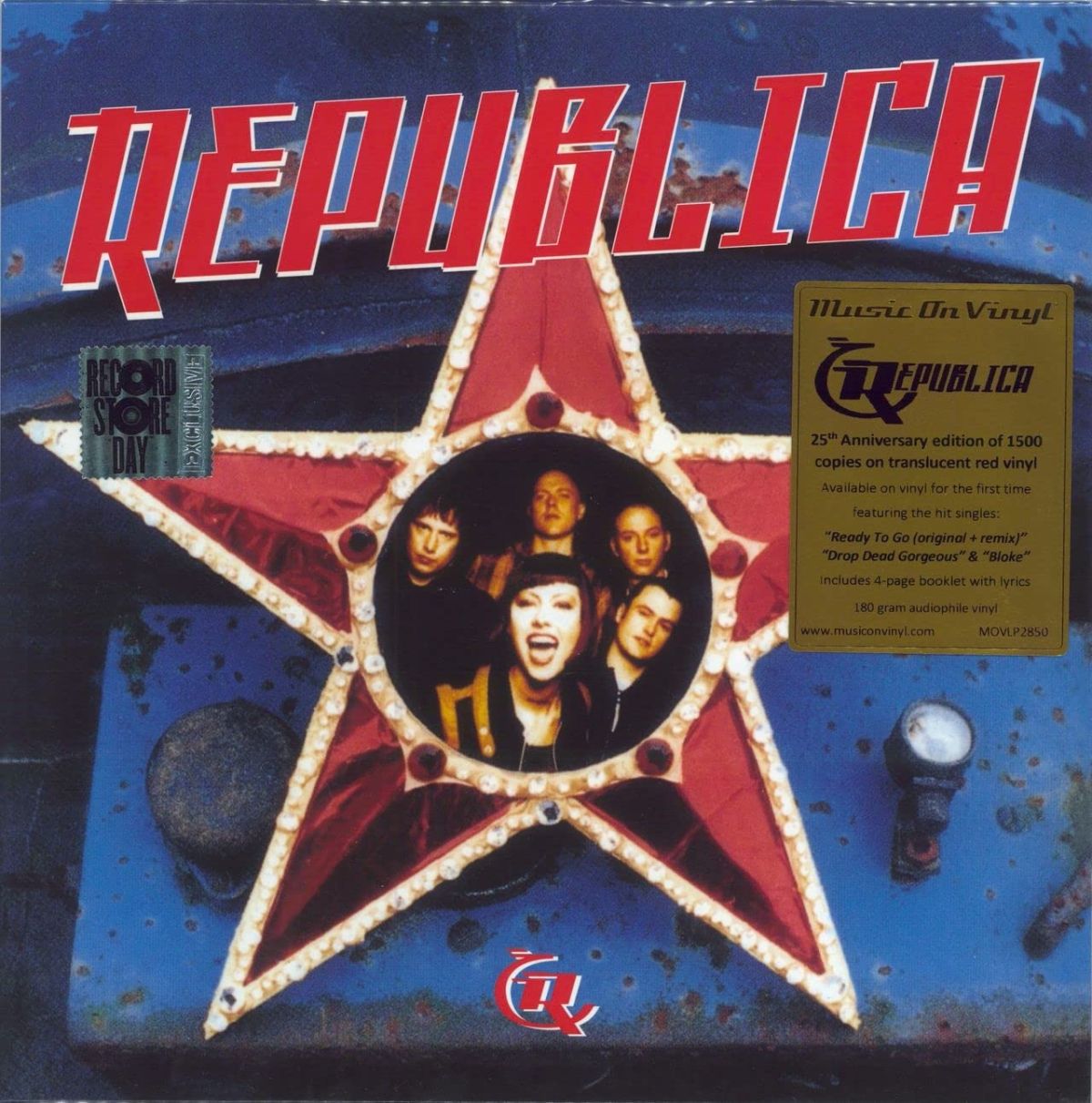 CD Shop - REPUBLICA Republica (180 g, red vinyl)