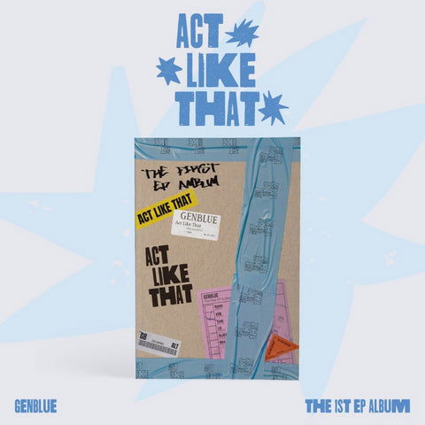 CD Shop - GENBLUE ACT LIKE THAT