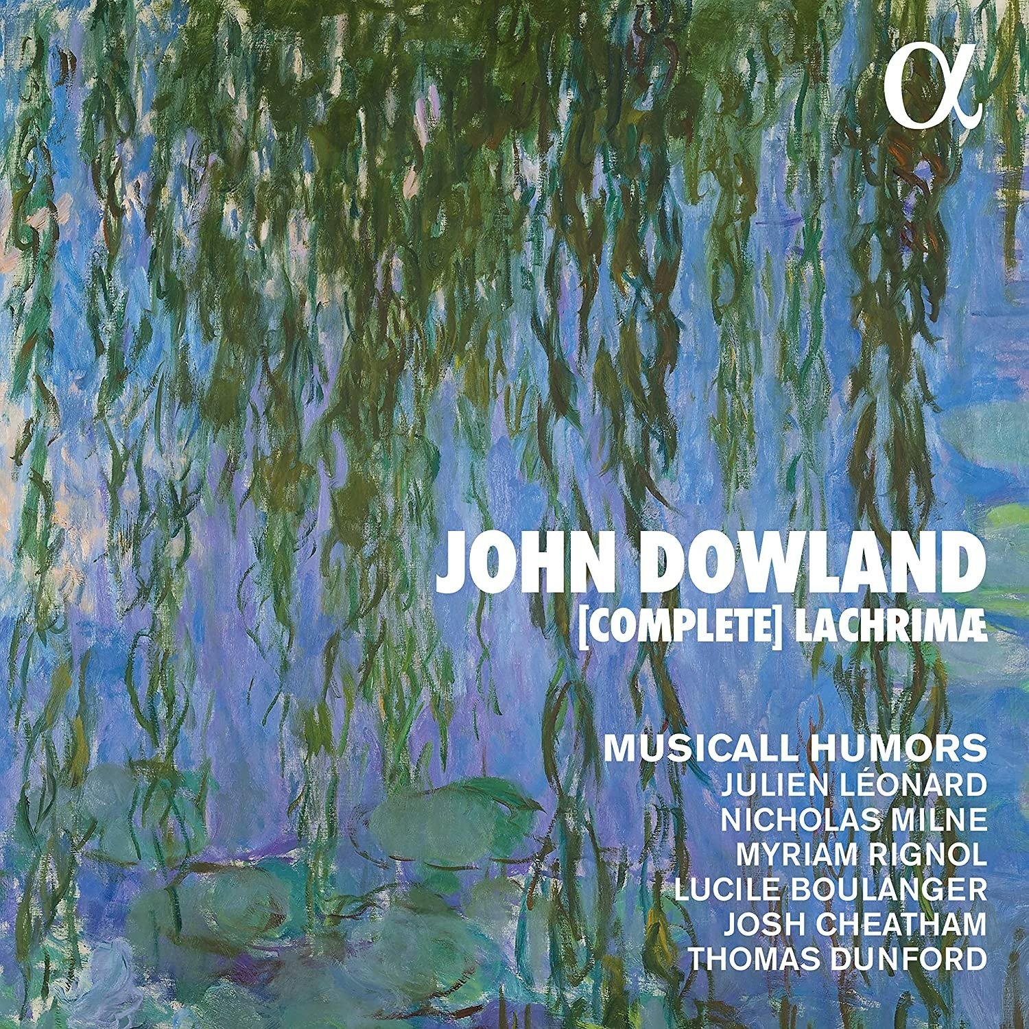CD Shop - MUSICALL HUMORS DOWLAND: LACHRIMAE, OR..