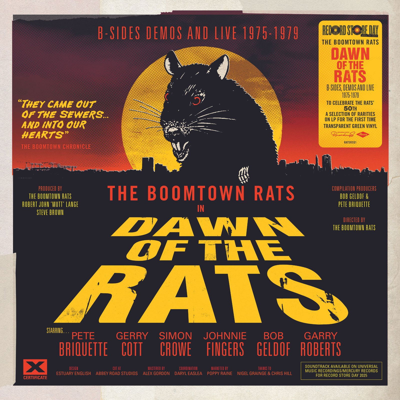 CD Shop - BOOMTOWN RATS DAWN OF THE RATS