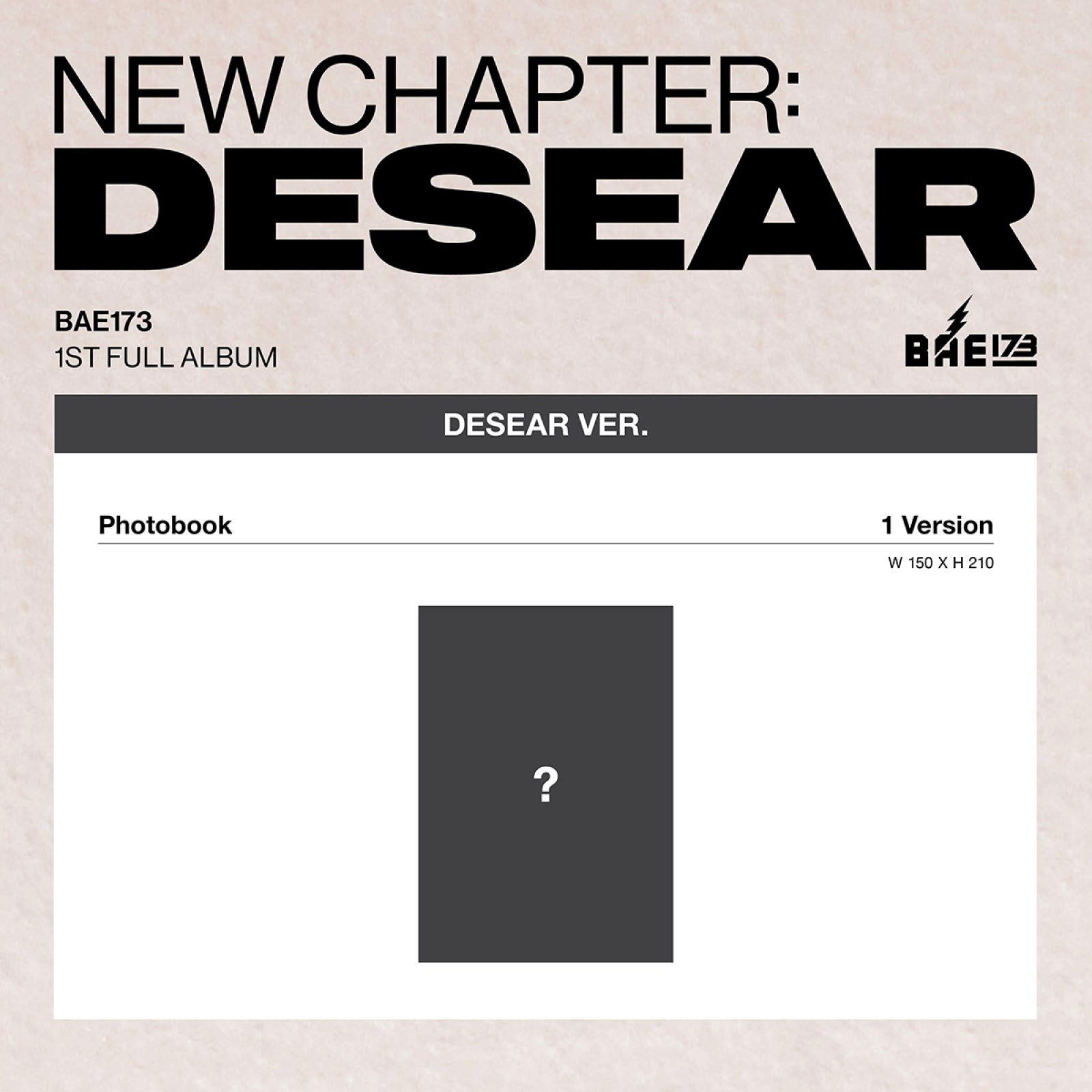 CD Shop - BAE173 NEW CHAPTER: DESEAR