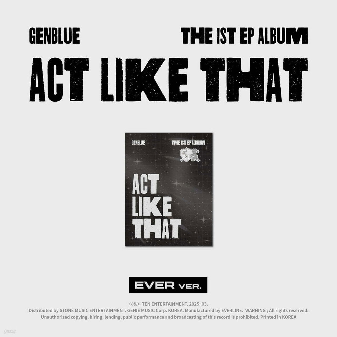 CD Shop - GENBLUE ACT LIKE THAT