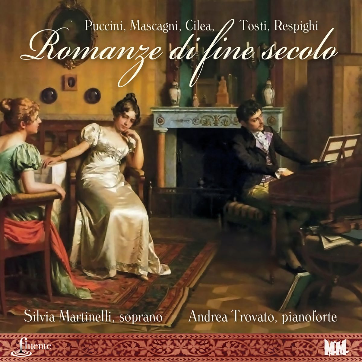CD Shop - SILVIA MARTINELLI,ANDREA TROVATO ROMANZE DI FINE SECOLO