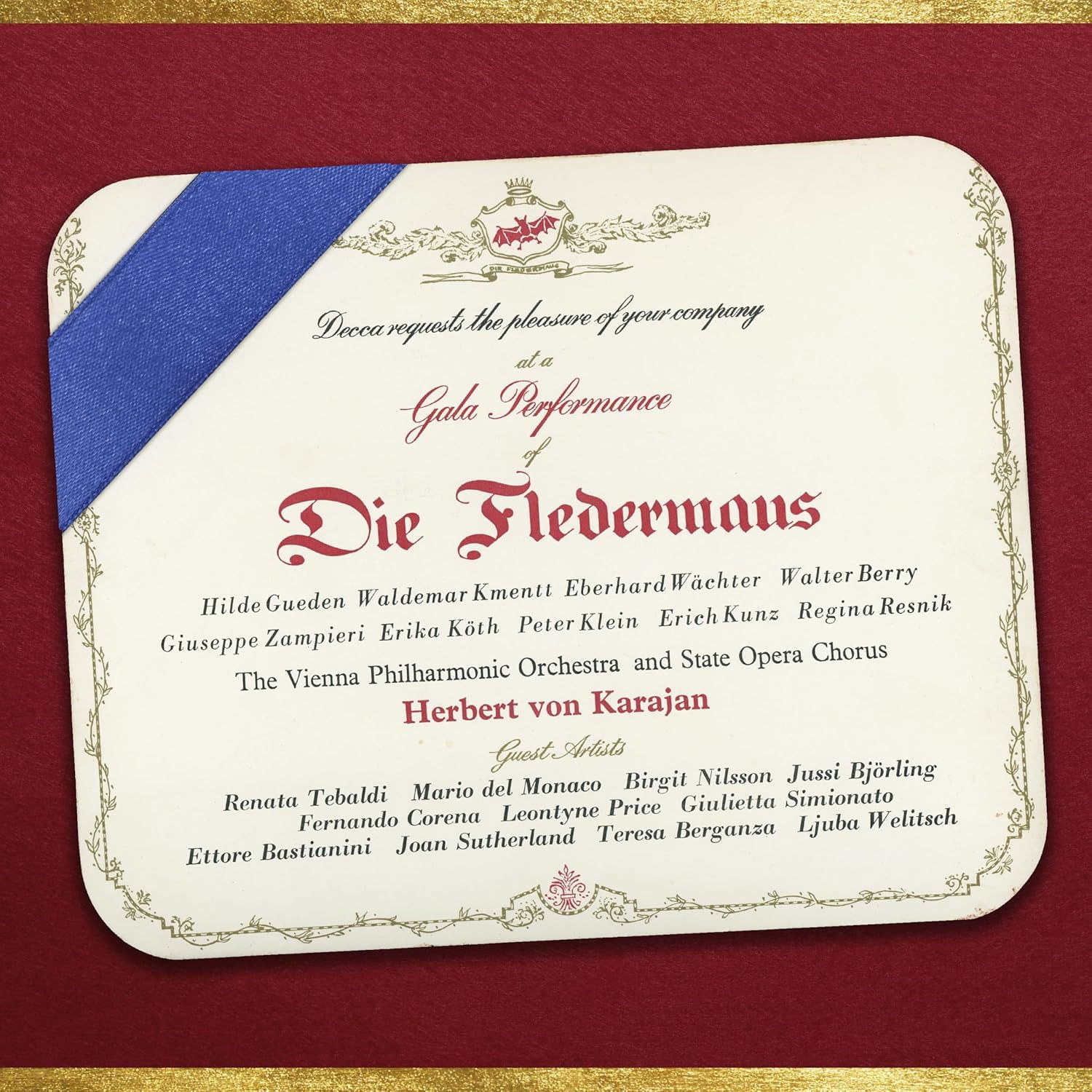 CD Shop - WIENER PHILHARMONIKER,HERBERT VON KARAJAN STRAUSS, J: DIE FLEDER...