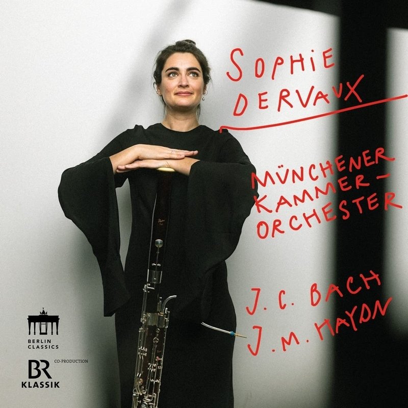 CD Shop - MUNCHNER KAMMERORCHESTER SOPHIE DERVAUX J.C. BACH & J.M. H...