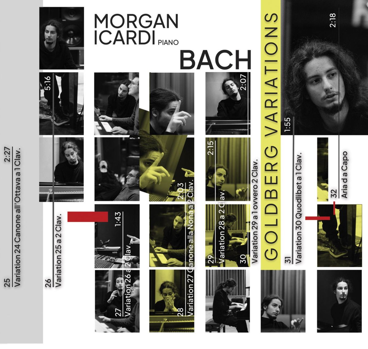 CD Shop - MORGAN ICARDI BACH: GOLDBERG VARIATI...
