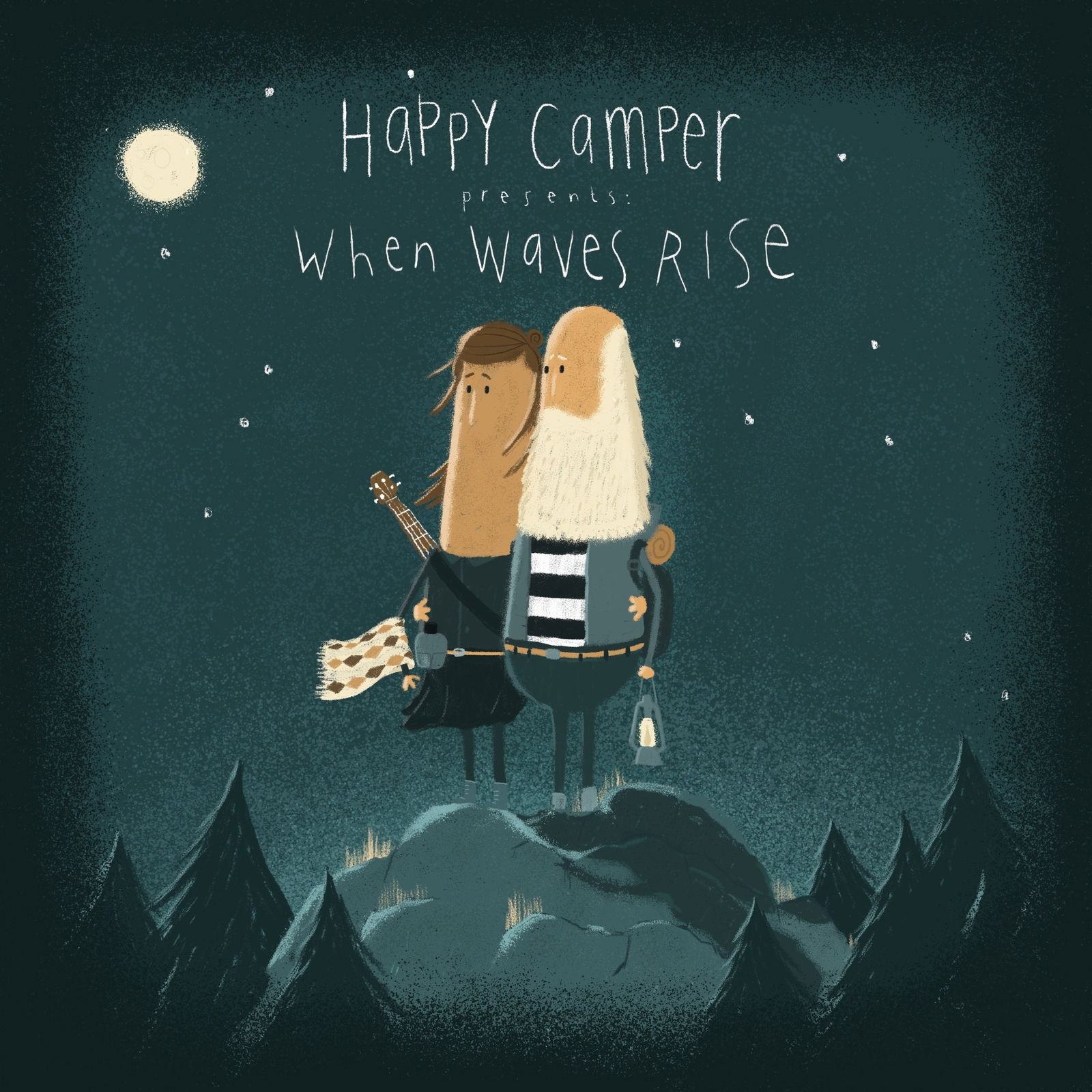 CD Shop - HAPPY CAMPER WHEN WAVES RISE