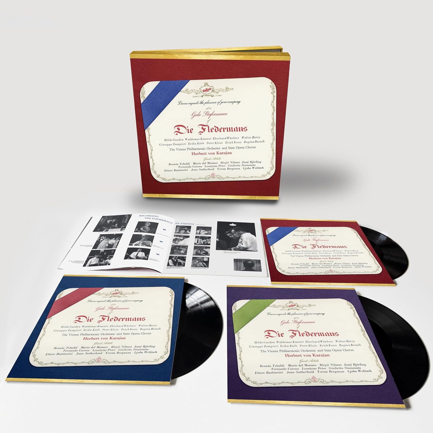 CD Shop - WIENER PHILHARMONIKER,HERBERT VON KARAJAN STRAUSS, J: DIE FLEDER...