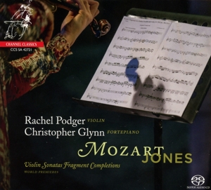 CD Shop - PODGER, RACHEL & CHRISTOP Mozart/Jones: Violin Sonatas Fragment Completions