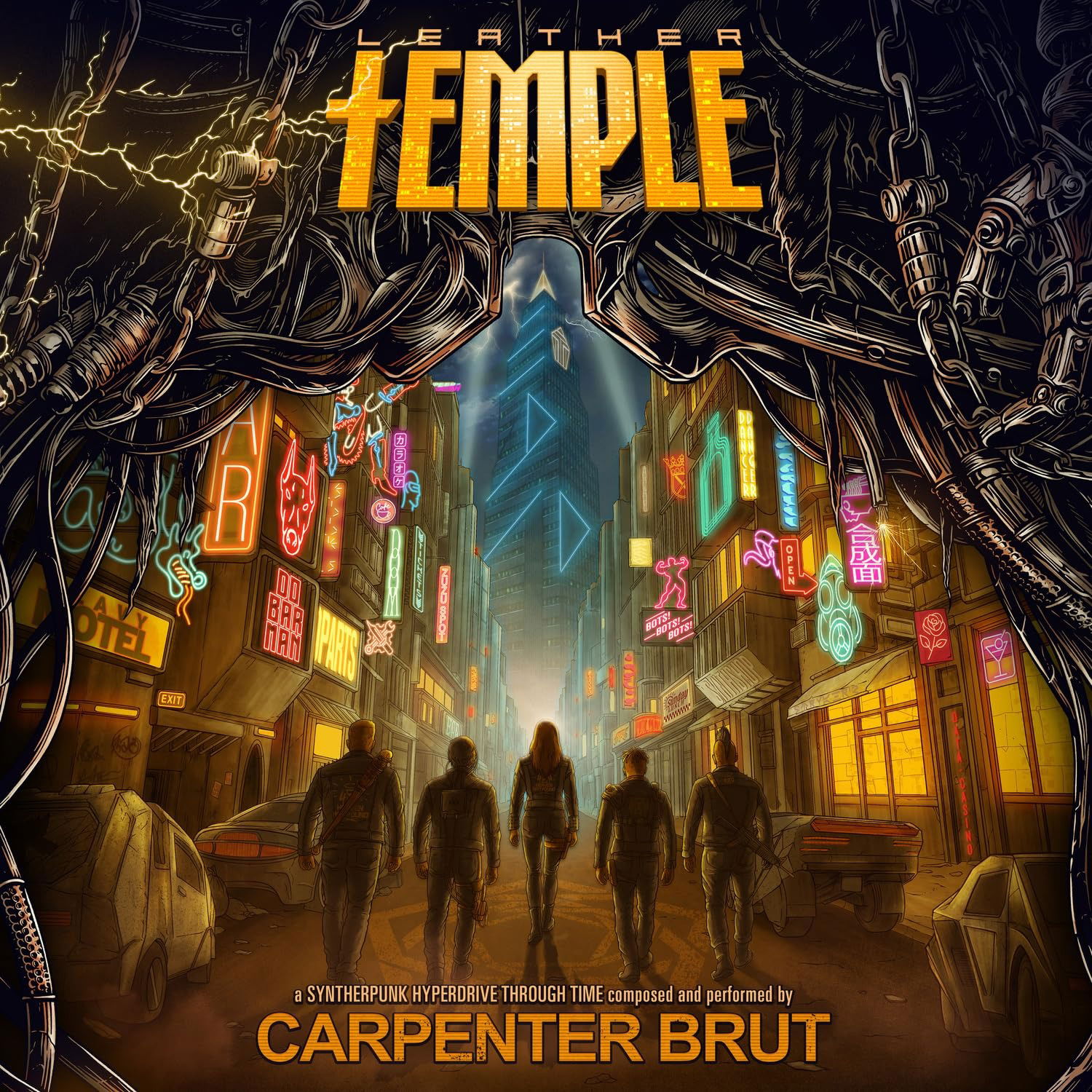 CD Shop - CARPENTER BRUT LEATHER TEMPLE