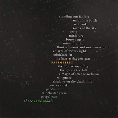 CD Shop - THREE CANE WHALE PALIMPSEST
