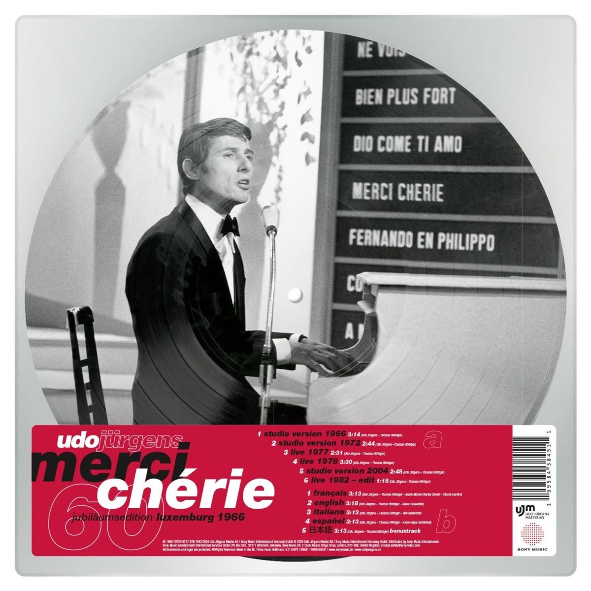 CD Shop - UDO JüRGENS MERCI CHERIE 60