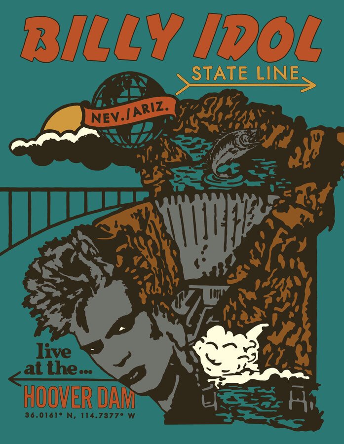 CD Shop - BILLY IDOL STATE LINE: LIVE AT TH...