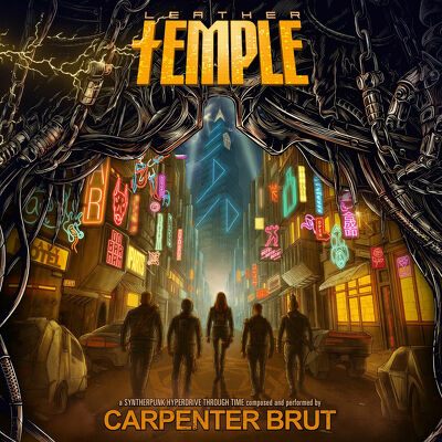 CD Shop - CARPENTER BRUT LEATHER TEMPLE