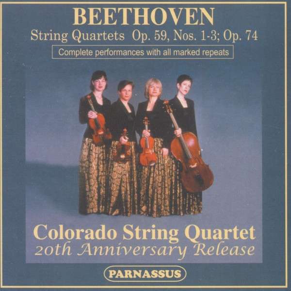 CD Shop - COLORADO STRING QUARTET,LUDWIG VAN BEETHOVEN STRING QUARTETS OP. 59...