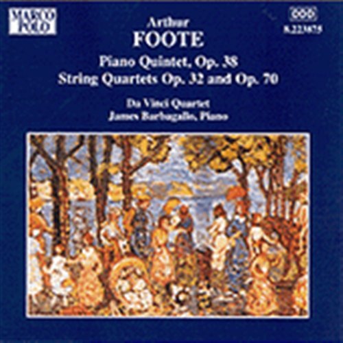 CD Shop - DA VINCI QUARTET FOOTE: PIANO QUINTET O...