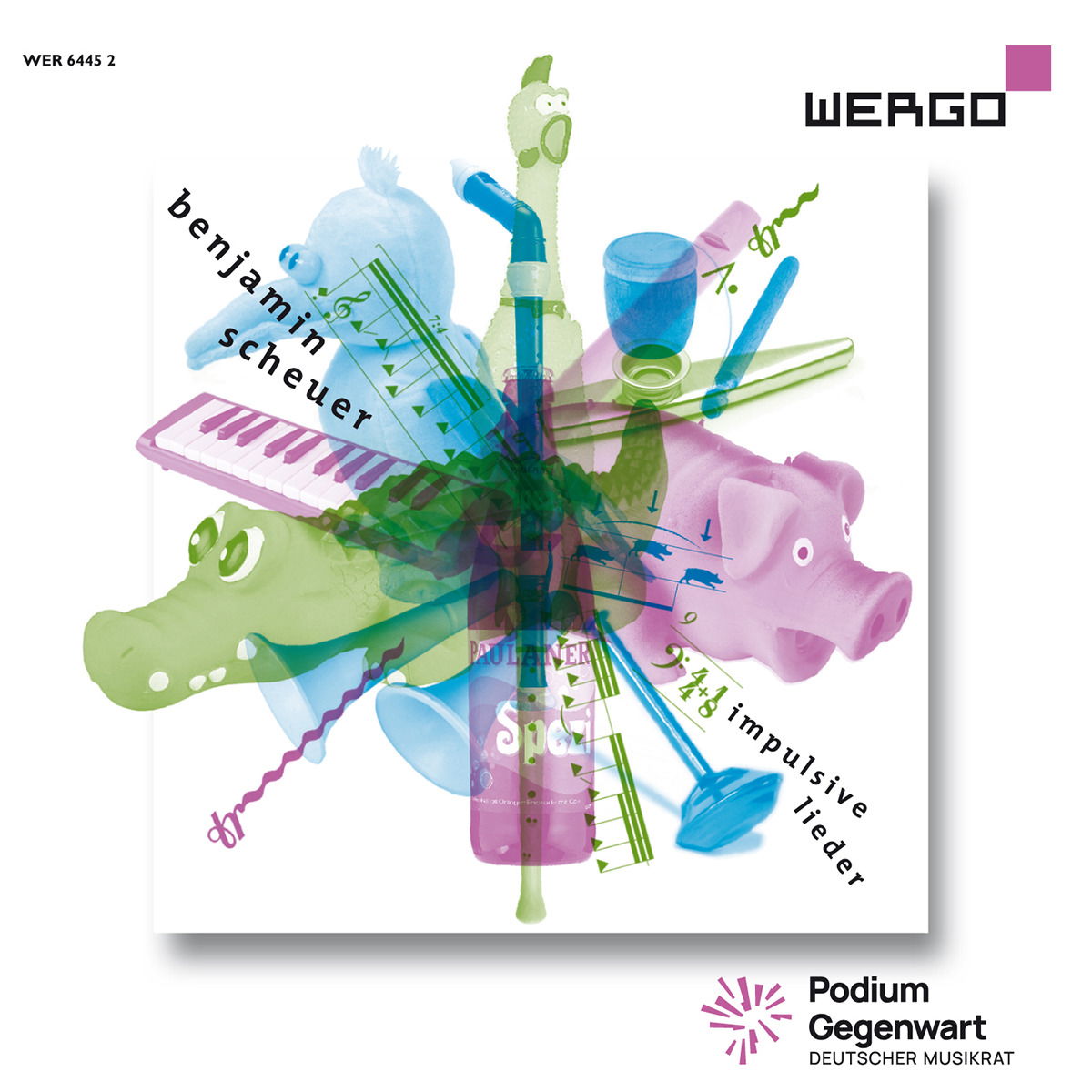 CD Shop - ANDREAS FISCHER,ENSEMBLE RISONANZE ERRANTI SCHEUER: IMPULSIVE LIEDER