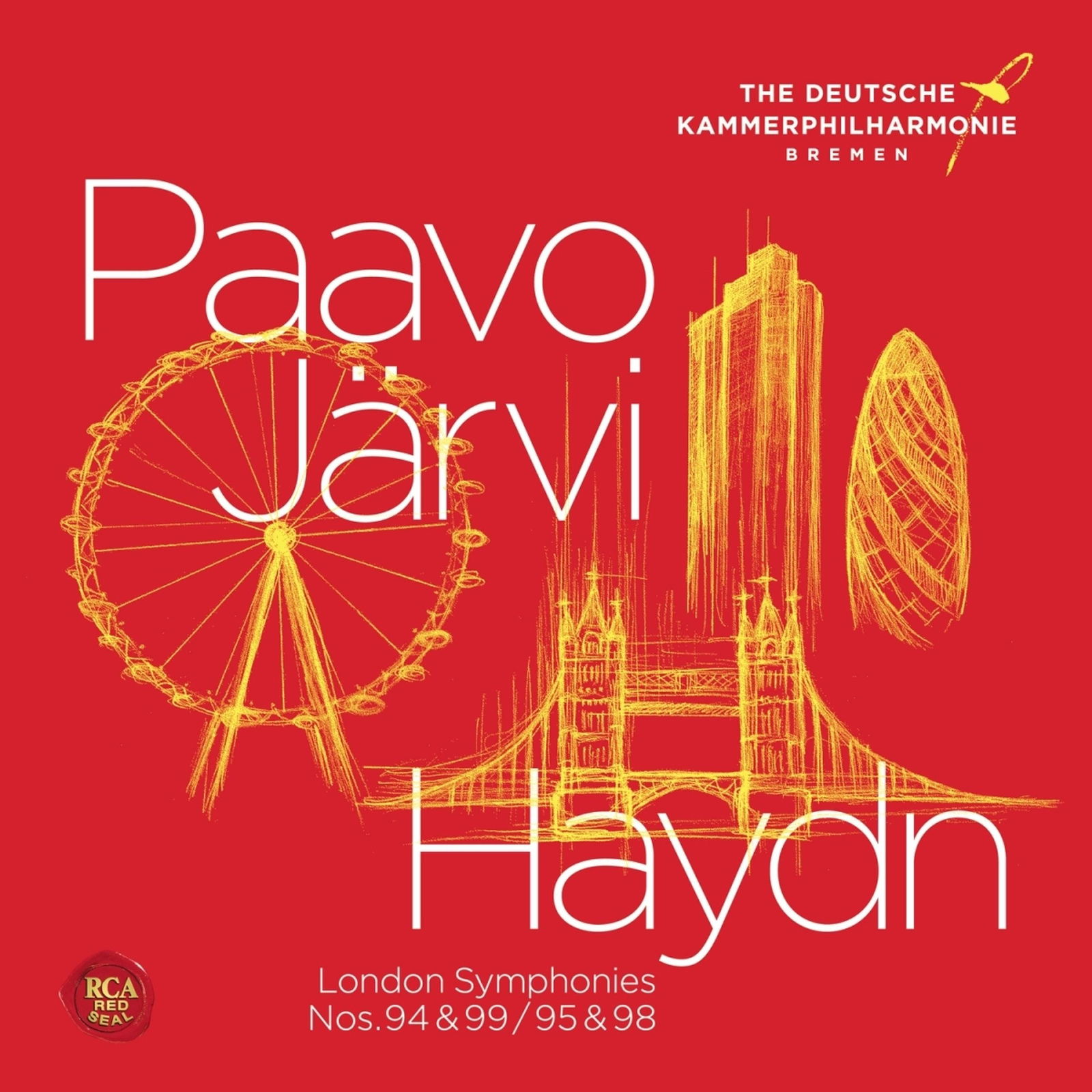 CD Shop - PAAVO JäRVI,DEUTSCHE KAMMERPHILHARMONIE BREMEN HAYDN: LONDON SYMPHONI...