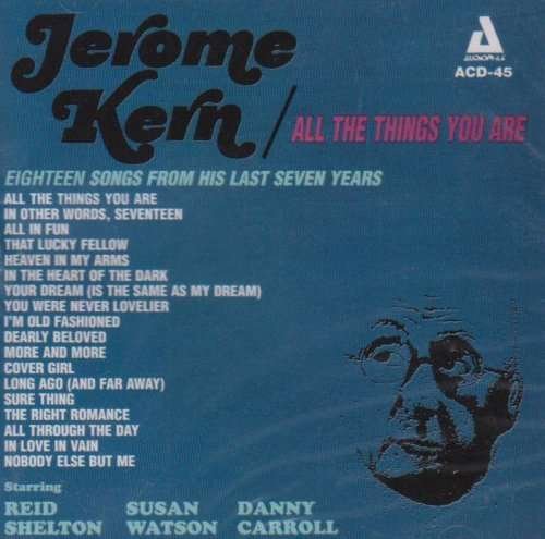 CD Shop - JEROME KERN ALL THE THINGS YOU ARE
