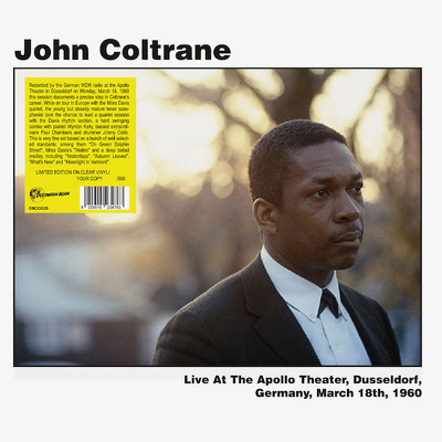 CD Shop - JOHN COLTRANE LIVE IN DUSSELDORF 1960