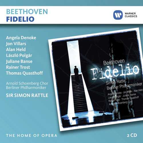 CD Shop - RATTLE/BERLINER PHILHARMONIKER/DENOKE/VILLAR/POLGAR BEETHOVEN: FIDELIO