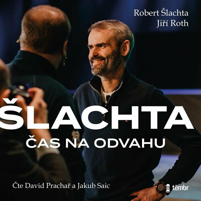 CD Shop - ROBERT ŠLACHTA, JIří ROTH Čas na odvahu (čtou David Prachař a Jakub Saic) - MP3-CD