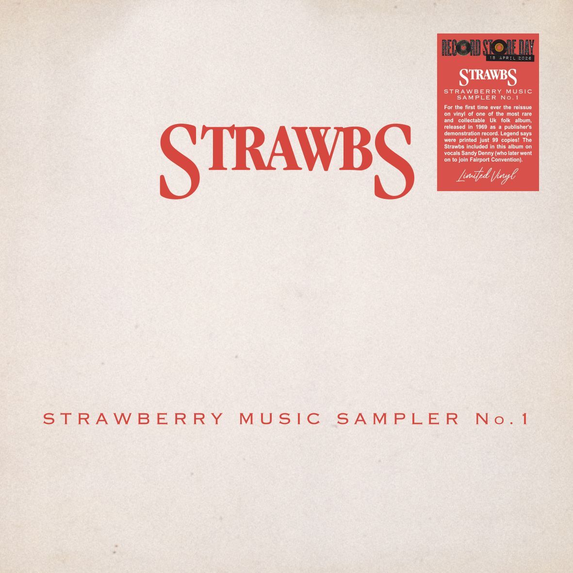 CD Shop - THE STRAWBS STRAWBERRY MUSIC SAMPL...
