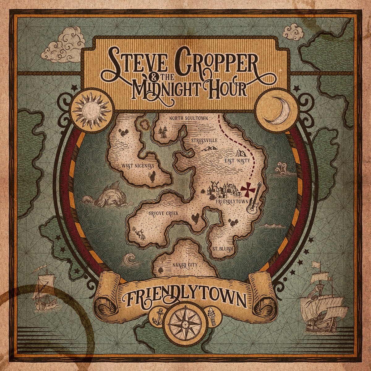 CD Shop - STEVE CROPPER & THE MIDNIGHT HOUR FRIENDLYTOWN