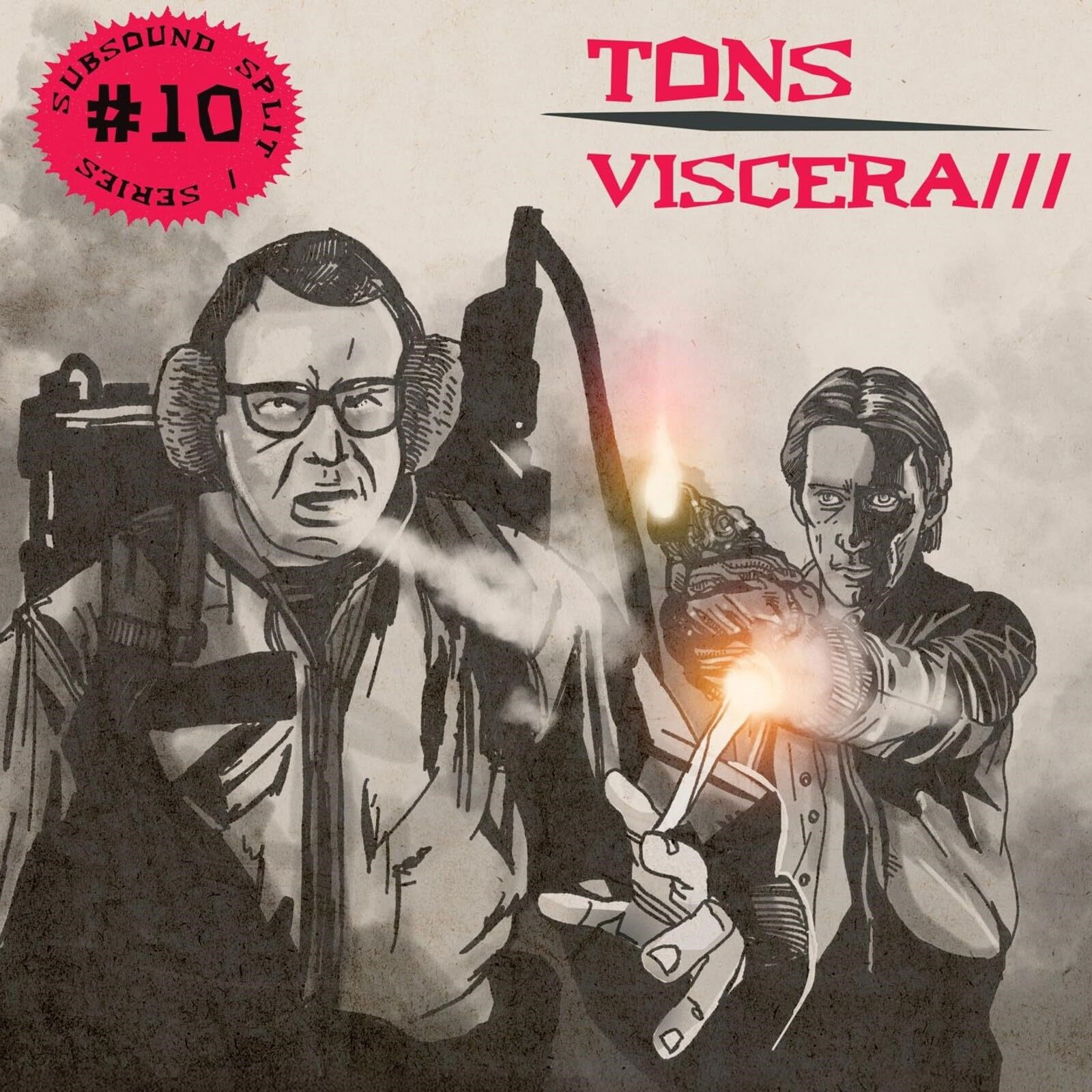 CD Shop - TONS & VISCERA SUBSOUND SPLIT SERIES 10