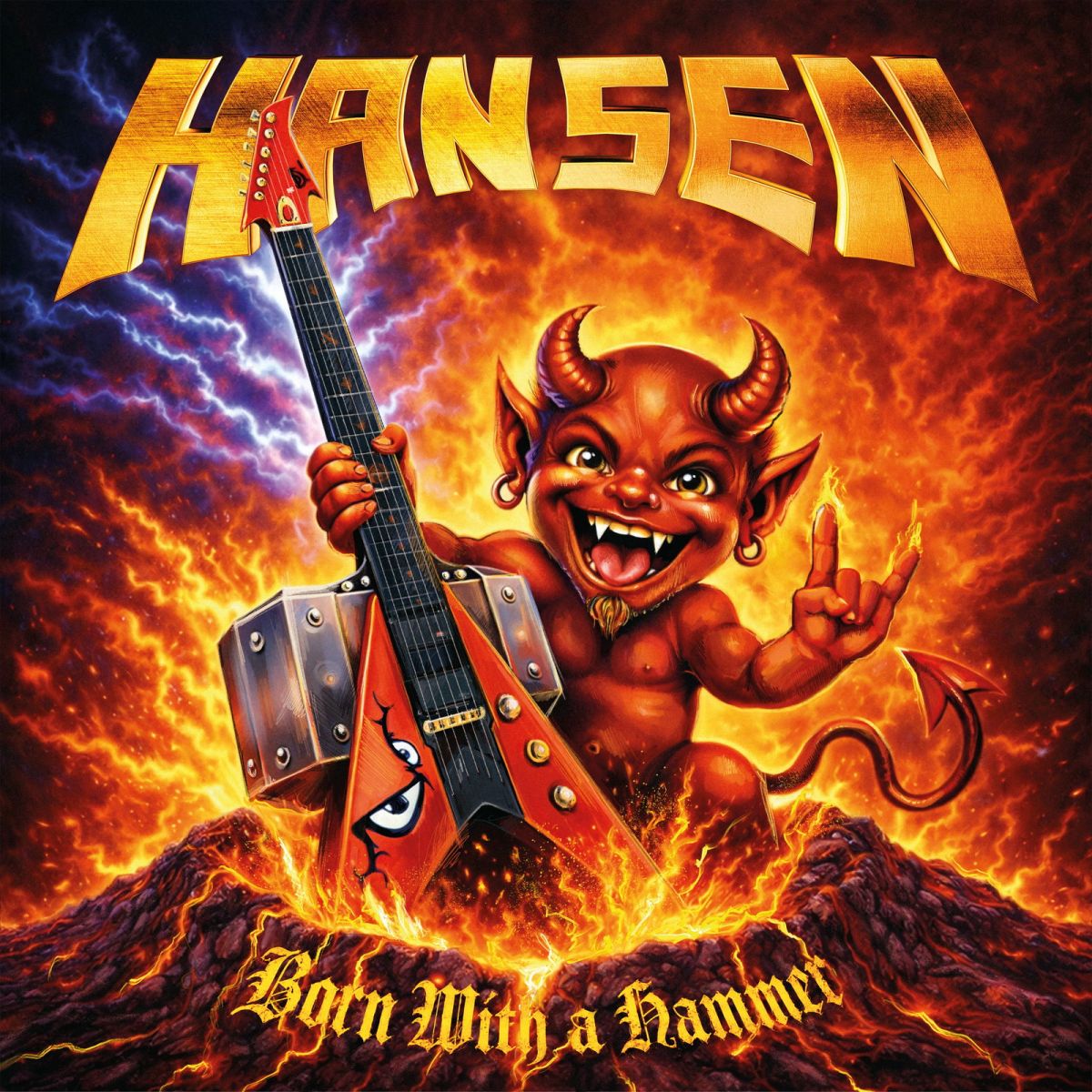 CD Shop - KAI HANSEN BORN WITH A HAMMER